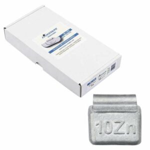 Masse d'équilibrage Zinc - Jante Acier - 10g x 100