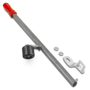 Bras d'assistance pour démonte-pneus avec rouleau