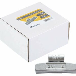 Masse d'équilibrage Acier - Jante Alu - 20g x 100