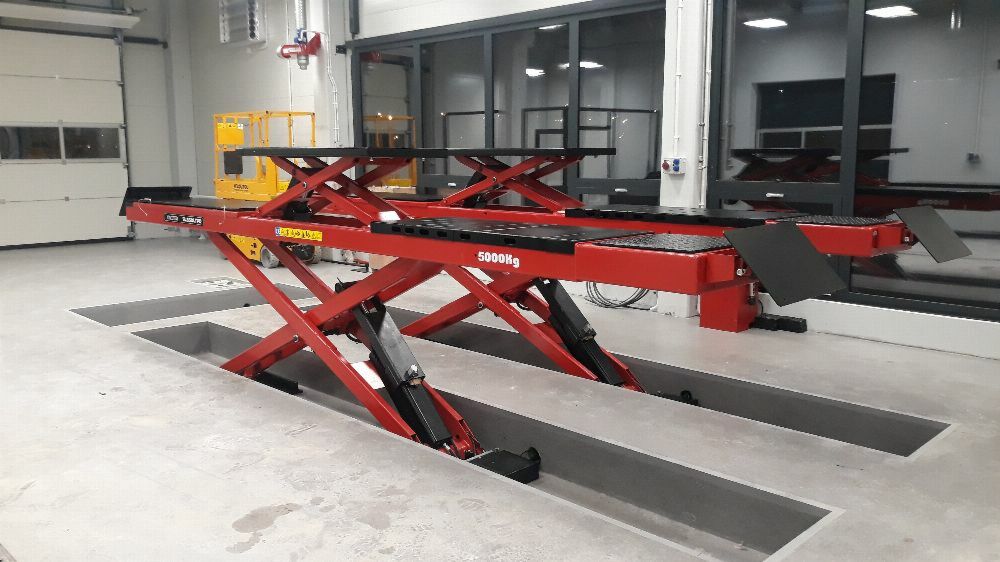 Pont élévateur ciseaux géométrie 5m60 – 5T – avec élévateur auxiliaire intégré 4T - INVENTO SL 550 LT – Image 3