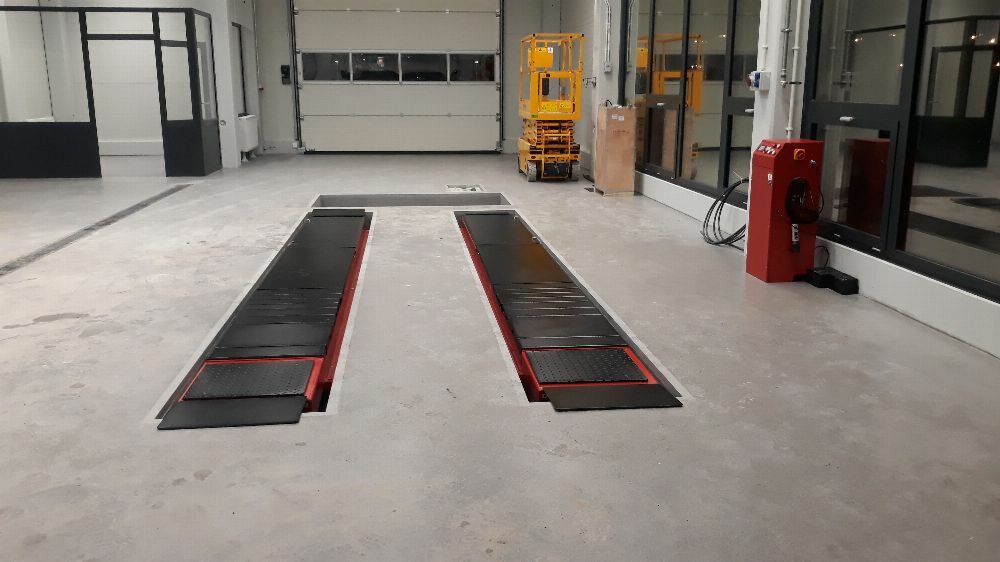 Pont élévateur ciseaux géométrie 5m60 – 5T – avec élévateur auxiliaire intégré 4T - INVENTO SL 550 LT – Image 4