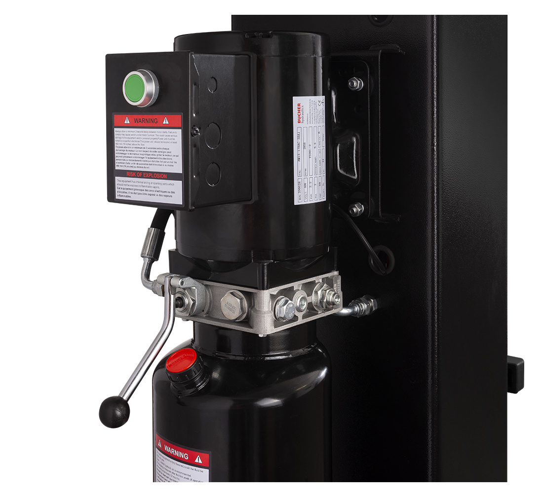 PONT ÉLÉVATEUR À DEUX COLONNES 4T REDATS L-205R AVEC CADRE DE RENFORT, semi-automatique, bras symétriques – Image 12