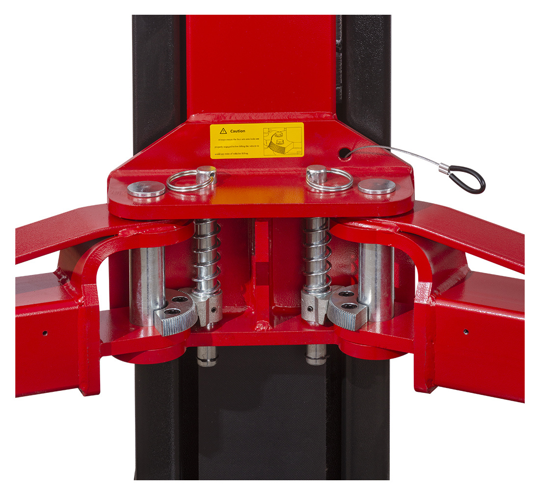 PONT ÉLÉVATEUR À DEUX COLONNES 4T REDATS L-205R AVEC CADRE DE RENFORT, semi-automatique, bras symétriques – Image 14