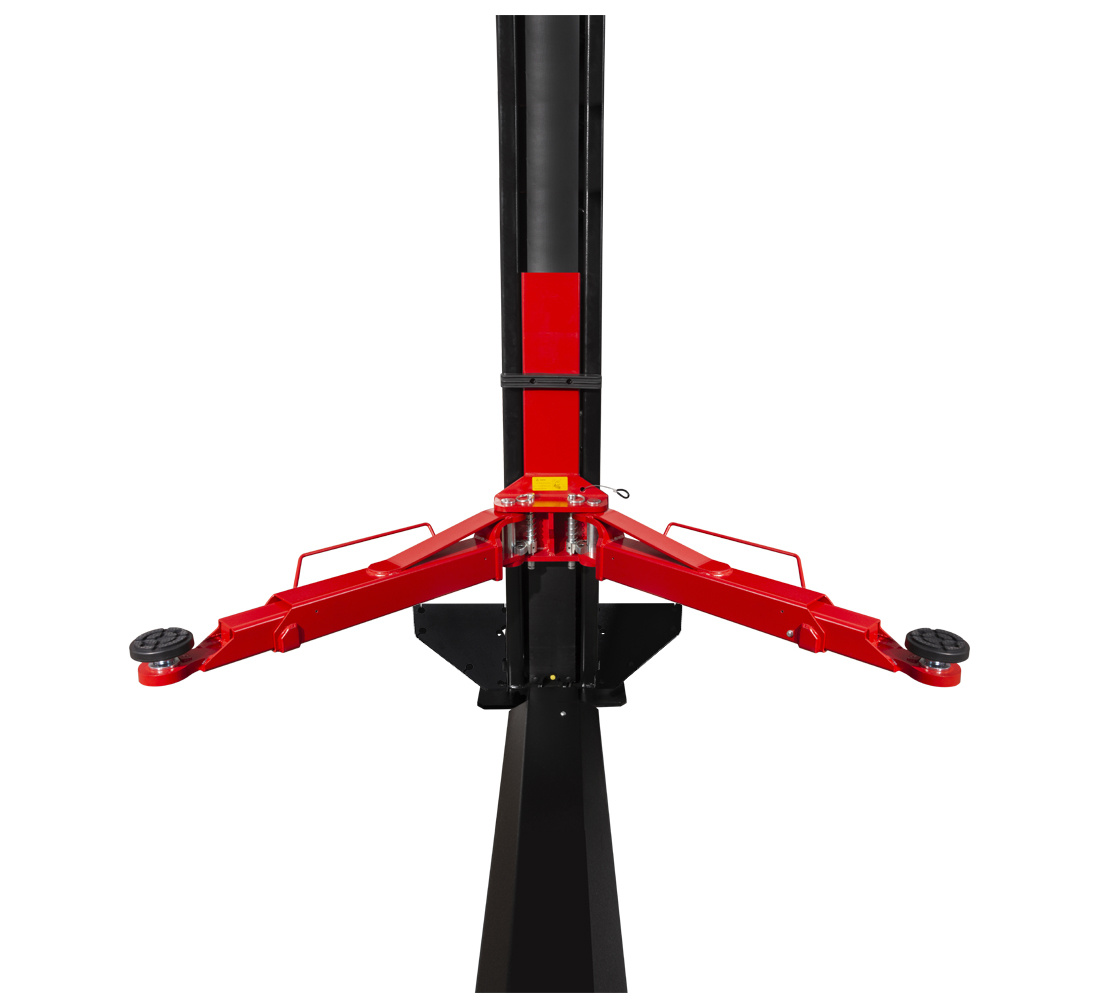 PONT ÉLÉVATEUR À DEUX COLONNES 4T REDATS L-205R AVEC CADRE DE RENFORT, semi-automatique, bras symétriques – Image 3