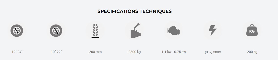 DÉMONTE-PNEU SEMI-AUTOMATIQUE 24" - Königstein KN105 – Image 5
