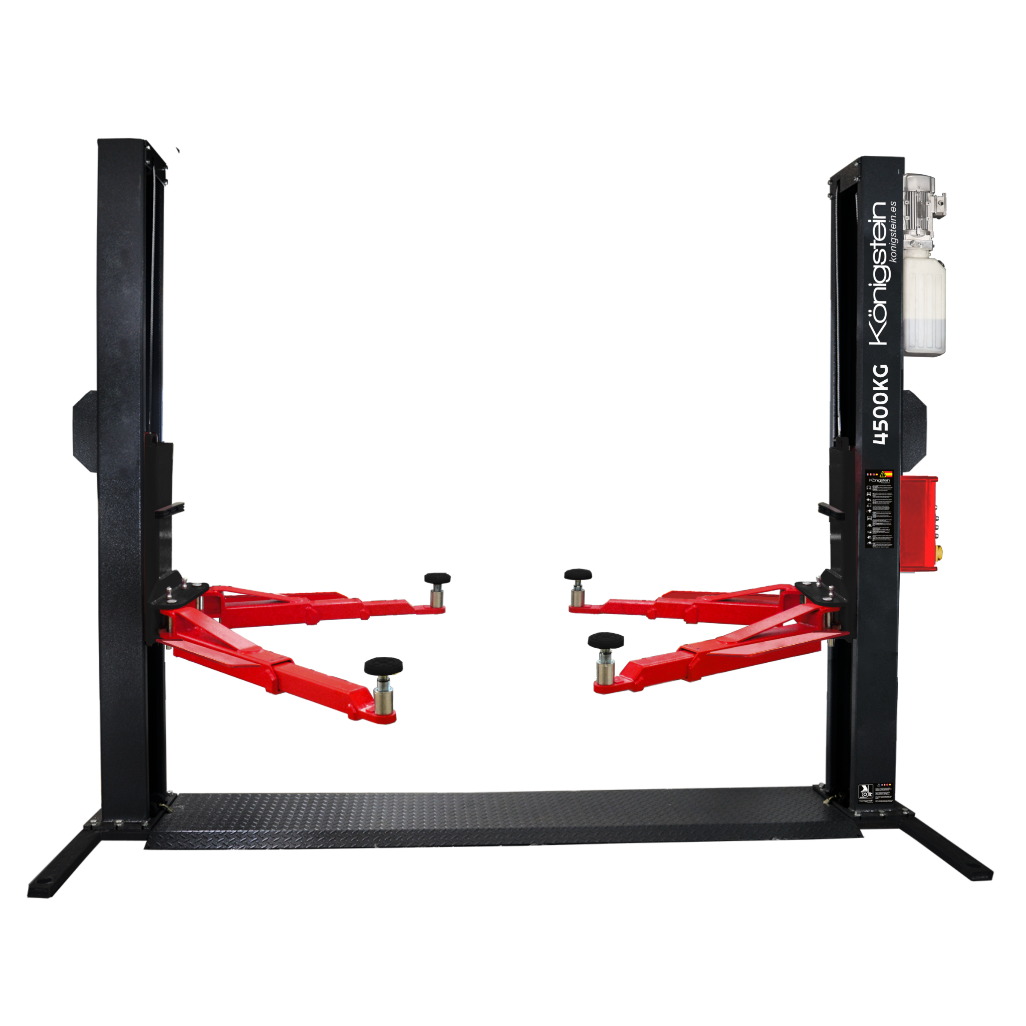 Pont 2 colonnes 4T avec cadre de renfort en H- 220v ou 380v - Konigstein KN3245AB PRO