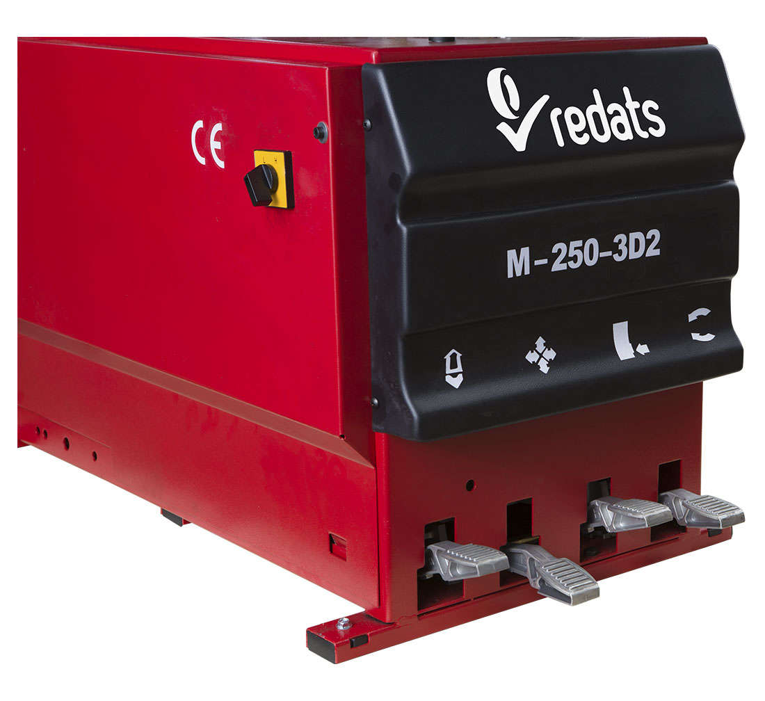 DÉMONTE-PNEUS AUTOMATIQUE DOUBLE VITESSE AVEC BRAS - REDATS M-250-3D-2 – Image 4