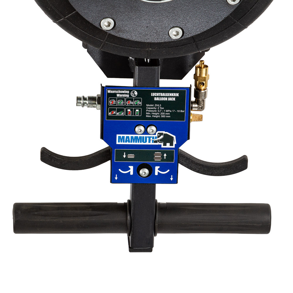 Cric pneumatique à coussins d'air - 3 étages - 2T – Image 3