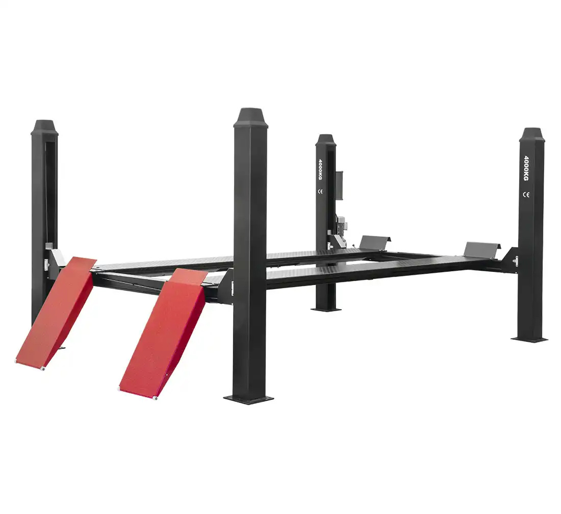 Pont 4 Colonnes 4 Tonnes Semi automatique 400V - Redats L-400 – Image 2