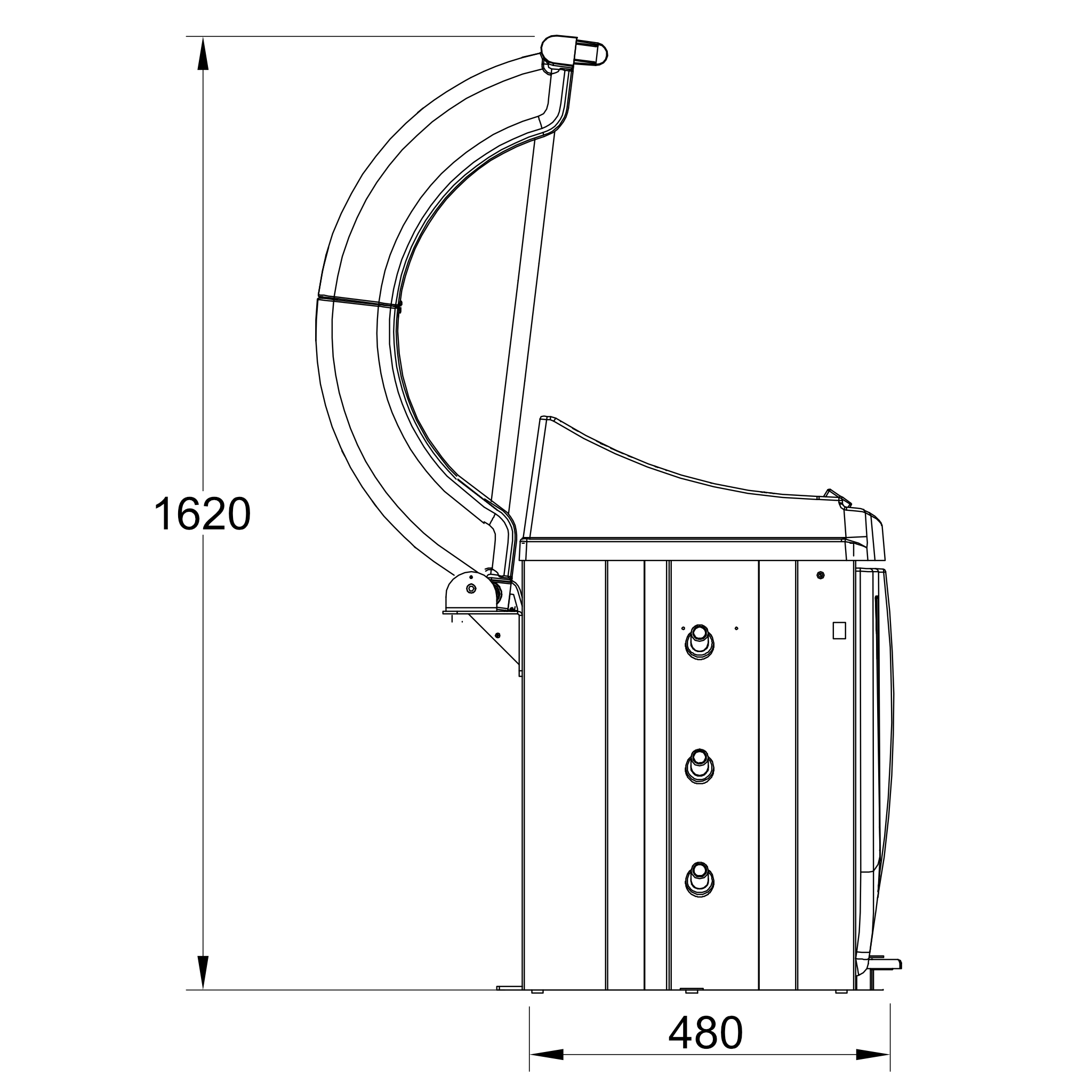 Equilibreuse Mesure automatique Pour roues de 12”- 24” - Königstein KN224 – Image 6