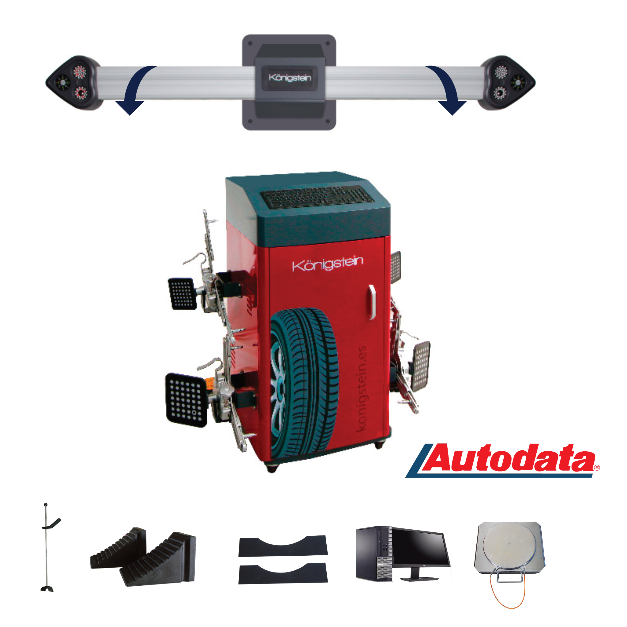 APPAREIL 3D MURAL AVEC CONTRÔLE À DISTANCE - Königstein KN7050DA