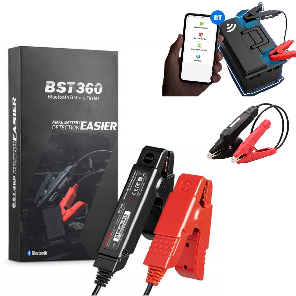 Testeur de batterie 12 V - BST360 avec application pour smartphone