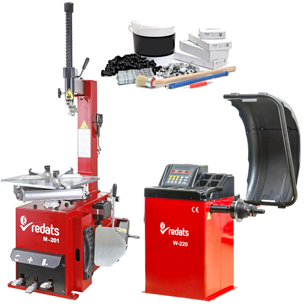 Démonte-pneu + Equilibreuse / PACK CLASSIC + kit de démarrage essentiel offert ! - Redats