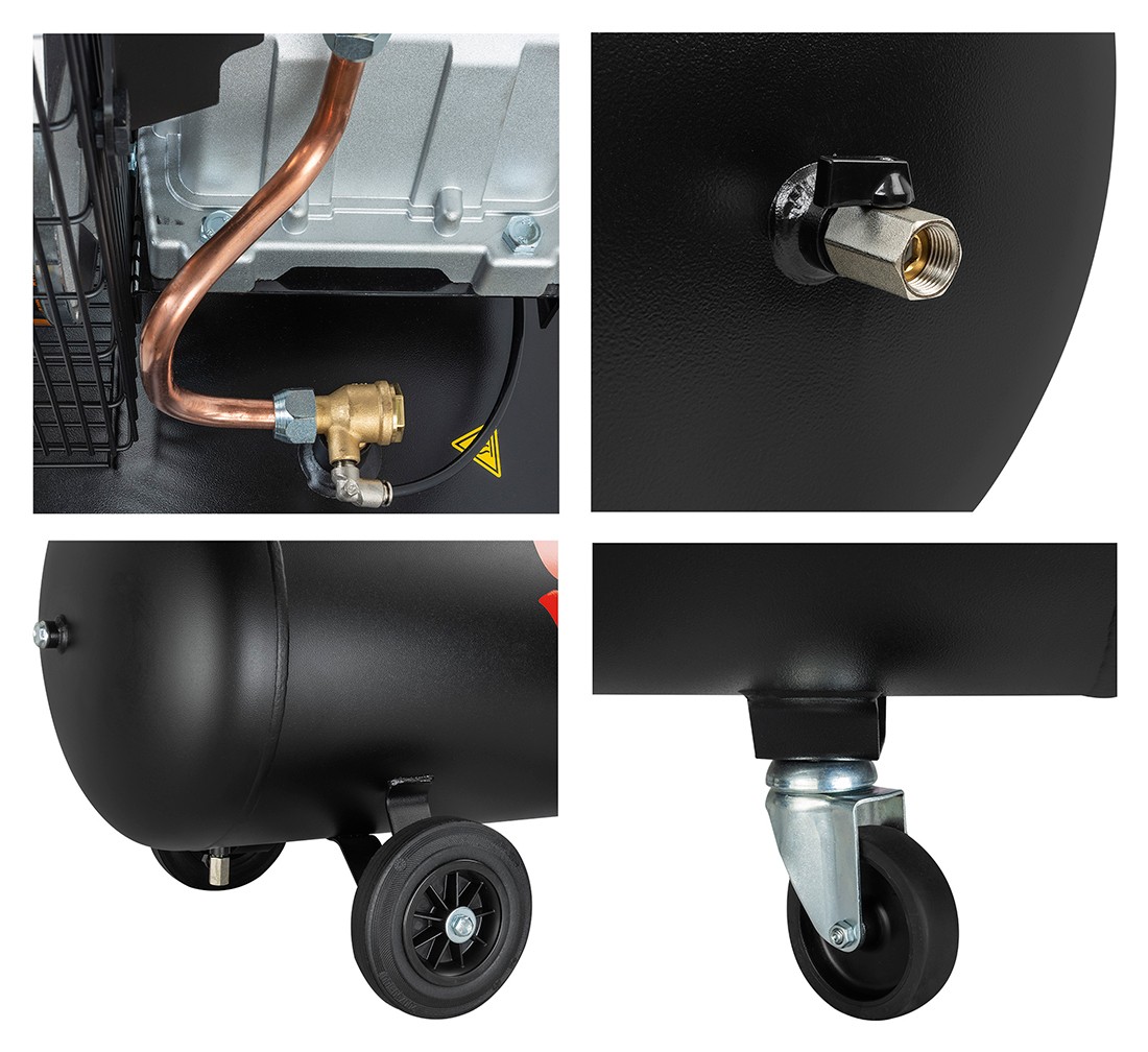 COMPRESSEUR À PISTON REDATS T-200 / 200L / 3KW / 400V / 10 bars – Image 9