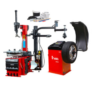 Pack M-250Laser - Démonte-pneus 26" double vitesse M-250-3D2 + équilibreuse 24" avec pointeur laser W-230